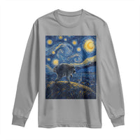 Jimothy Seattle Raccoon Starry Night Parody Graphic Long Sleeve Shirt Trash Panda Feral Legend Supporter