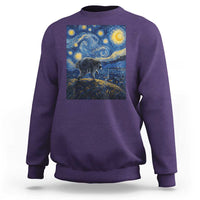 Jimothy Seattle Raccoon Starry Night Parody Graphic Sweatshirt Trash Panda Feral Legend Supporter