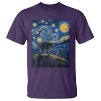 Jimothy Seattle Raccoon Starry Night Parody Graphic T Shirt Trash Panda Feral Legend Supporter