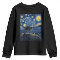 Jimothy Seattle Raccoon Starry Night Parody Graphic Youth Sweatshirt Trash Panda Feral Legend Supporter