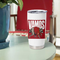 Funny Jimothy Vamos Spain Soccer Fans Parody Tumbler Cup Seattle Raccoon Espana Champs Victory Celebration