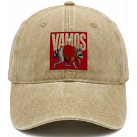Funny Jimothy Vamos Spain Soccer Fans Parody Washed Cotton Baseball Cap Seattle Raccoon Espana Champs Victory Celebration