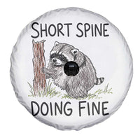 Jimothy Short Spine Doing Fine Inspirational Spare Tire Cover Viral Seattle Raccoon Crayon Drawing Graphic