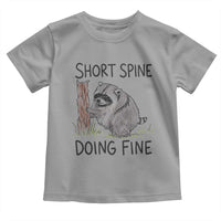 Jimothy Short Spine Doing Fine Inspirational Toddler T Shirt Viral Seattle Raccoon Crayon Drawing Graphic