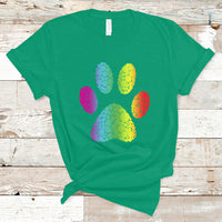 Dot Day T Shirt Polka Dot Dog Paw Dog Lover International - Wonder Print Shop