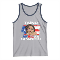 Afro Puerto Rico Hispanic Heritage Tank Top Taino African Spanish Roots