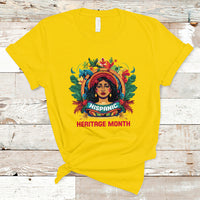 Hispanic Heritage Month T Shirt Proud Hispanic Woman Latino - Wonder Print Shop