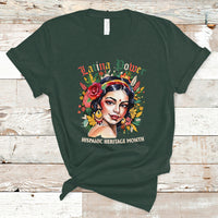 Hispanic Heritage Month T Shirt Latina Power Flowers - Wonder Print Shop