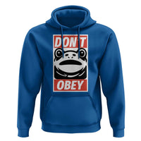 Don't Obey Portland Frog Hoodie Protest Parody Poster Graphic - Wonder Print Shop