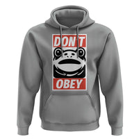 Don't Obey Portland Frog Hoodie Protest Parody Poster Graphic - Wonder Print Shop
