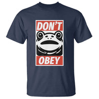 Don't Obey Portland Frog T Shirt Protest Parody Poster Graphic - Wonder Print Shop