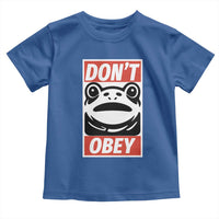 Don't Obey Portland Frog Toddler T Shirt Protest Parody Poster Graphic - Wonder Print Shop