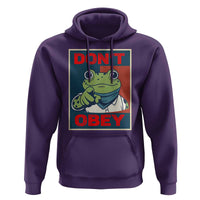 Don't Obey Portland Frog Hoodie Frogs Protest Activism Hope Style Poster Graphic - Wonder Print Shop