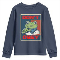 Don't Obey Portland Frog Youth Sweatshirt Frogs Protest Activism Hope Style Poster Graphic - Wonder Print Shop