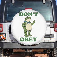 Don't Obey Portland Frog Spare Tire Cover Resist Inflatable Frogs Protest - Wonder Print Shop