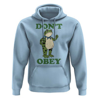 Don't Obey Portland Frog Hoodie Resist Inflatable Frogs Protest - Wonder Print Shop