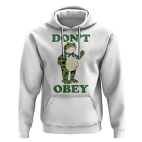 Don't Obey Portland Frog Hoodie Resist Inflatable Frogs Protest - Wonder Print Shop