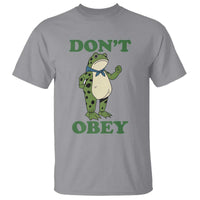 Don't Obey Portland Frog T Shirt Resist Inflatable Frogs Protest - Wonder Print Shop
