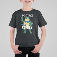 Activist Portland Frog T Shirt For Kid I Protect the Family Protest Statement - Wonder Print Shop