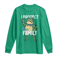 Activist Portland Frog Long Sleeve Shirt I Protect the Family Protest Statement - Wonder Print Shop