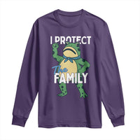 Activist Portland Frog Long Sleeve Shirt I Protect the Family Protest Statement - Wonder Print Shop