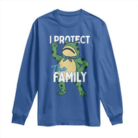 Activist Portland Frog Long Sleeve Shirt I Protect the Family Protest Statement - Wonder Print Shop
