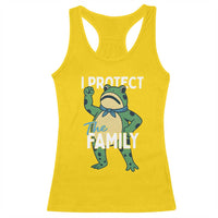 Activist Portland Frog Racerback Tank Top I Protect the Family Protest Statement - Wonder Print Shop