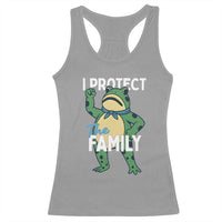 Activist Portland Frog Racerback Tank Top I Protect the Family Protest Statement - Wonder Print Shop