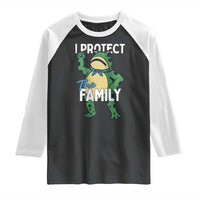 Activist Portland Frog Raglan Shirt I Protect the Family Protest Statement - Wonder Print Shop