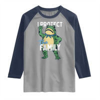 Activist Portland Frog Raglan Shirt I Protect the Family Protest Statement - Wonder Print Shop