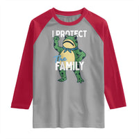 Activist Portland Frog Raglan Shirt I Protect the Family Protest Statement - Wonder Print Shop