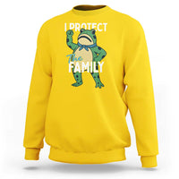 Activist Portland Frog Sweatshirt I Protect the Family Protest Statement - Wonder Print Shop
