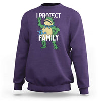 Activist Portland Frog Sweatshirt I Protect the Family Protest Statement - Wonder Print Shop