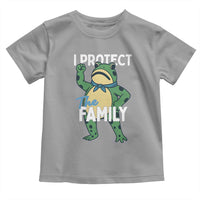 Activist Portland Frog Toddler T Shirt I Protect the Family Protest Statement - Wonder Print Shop