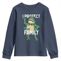 Activist Portland Frog Youth Sweatshirt I Protect the Family Protest Statement - Wonder Print Shop