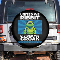 Patriotic Protest Portland Frog Spare Tire Cover United We Ribbit Divided We Croak Resist - Wonder Print Shop