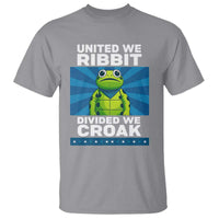 Patriotic Protest Portland Frog T Shirt United We Ribbit Divided We Croak Resist - Wonder Print Shop