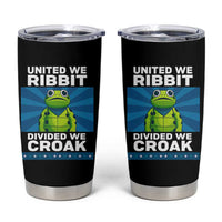 Patriotic Protest Portland Frog Tumbler Cup United We Ribbit Divided We Croak Resist - Wonder Print Shop