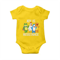Portland Protest Inflatable Mascot Parade Baby Onesie Joy Is Resistance Resist Frog Shark Chicken Dino - Wonder Print Shop