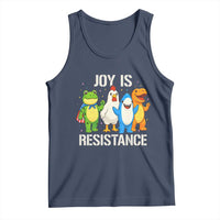 Portland Protest Inflatable Mascot Parade Tank Top Joy Is Resistance Resist Frog Shark Chicken Dino - Wonder Print Shop