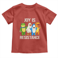 Portland Protest Inflatable Mascot Parade Toddler T Shirt Joy Is Resistance Resist Frog Shark Chicken Dino - Wonder Print Shop