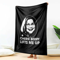 Cherie Berry Lifts Me Up Throw Blanket Elevator Tribute Funny NC Meme - Wonder Print Shop