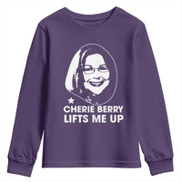 Cherie Berry Lifts Me Up Youth Sweatshirt Elevator Tribute Funny NC Meme - Wonder Print Shop