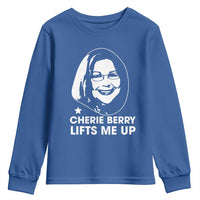 Cherie Berry Lifts Me Up Youth Sweatshirt Elevator Tribute Funny NC Meme - Wonder Print Shop