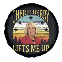Cherie Berry Lifts Me Up Spare Tire Cover Retro Vintage Elevator Tribute Funny NC Meme - Wonder Print Shop