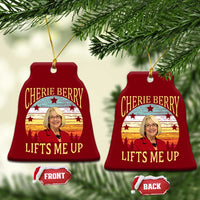 Cherie Berry Lifts Me Up Ceramic Ornament Retro Vinatge Elevator Tribute Funny NC Meme - Wonder Print Shop