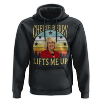 Cherie Berry Lifts Me Up Hoodie Retro Vinatge Elevator Tribute Funny NC Meme - Wonder Print Shop