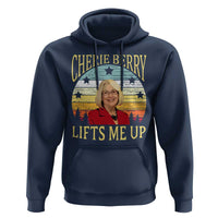 Cherie Berry Lifts Me Up Hoodie Retro Vinatge Elevator Tribute Funny NC Meme - Wonder Print Shop