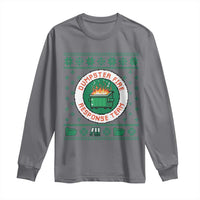 Funny Dumpster Fire Response Team Long Sleeve Shirt Office Party Holiday Chaos Humor - Wonder Print Shop