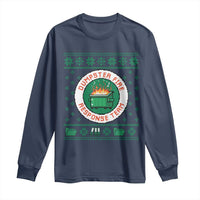 Funny Dumpster Fire Response Team Long Sleeve Shirt Office Party Holiday Chaos Humor - Wonder Print Shop